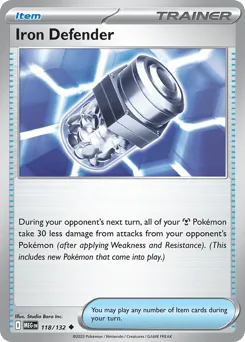 Iron Defender 118/132 Mega Evolution
