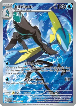 Inteleon 142/132 Mega Evolution
