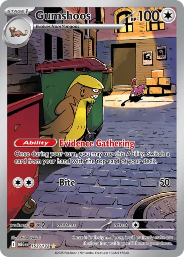 Gumshoos 153/132 Mega Evolution