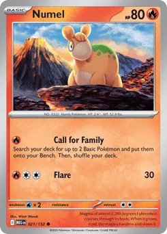 Numel 021/132 Mega Evolution