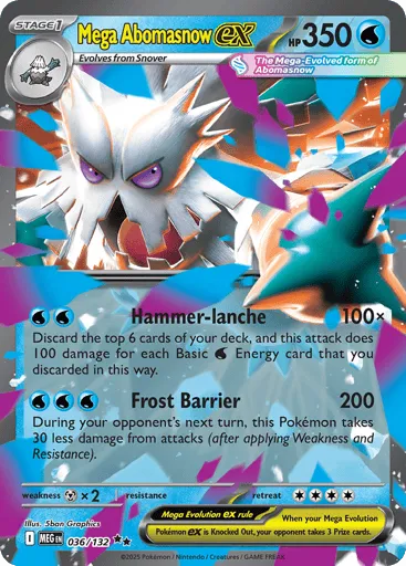 Mega Abomasnow ex 036/132 Mega Evolution