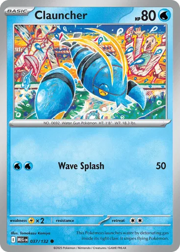 Clauncher 037/132 Mega Evolution
