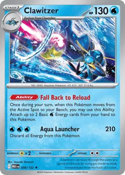Clawitzer 038/132 Mega Evolution