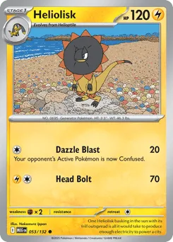 Heliolisk 053/132 Mega Evolution
