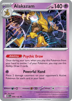 Alakazam 056/132 Mega Evolution