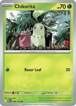 Chikorita 008/132 Mega Evolution