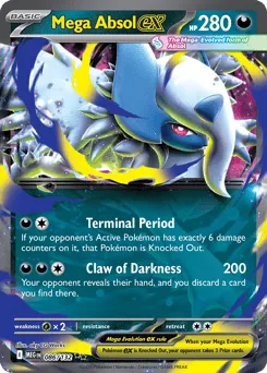 Mega Absol ex 086/132 Mega Evolution