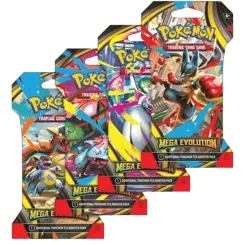 Mega Evolution Sleeved Booster Pack Art Bundle (Set of 4)