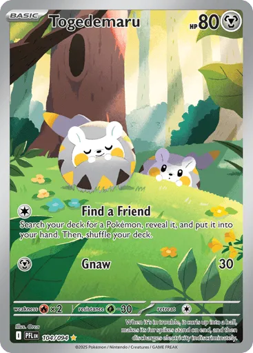 Togedemaru 104/094 Phantasmal Flames