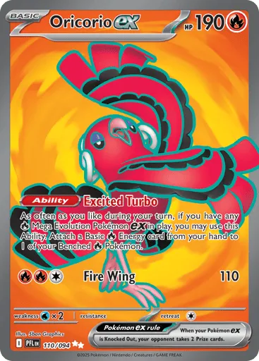 Oricorio ex 110/094 Phantasmal Flames