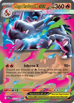 Mega Charizard X ex 013/094 Phantasmal Flames