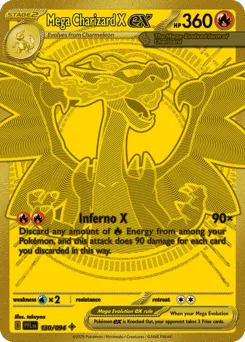 Mega Charizard X ex 130/094 Phantasmal Flames