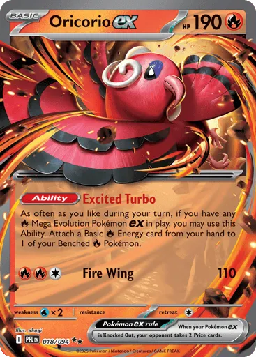 Oricorio ex 018/094 Phantasmal Flames