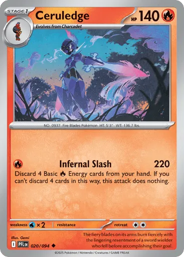 Ceruledge 020/094 Phantasmal Flames