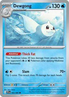 Dewgong 022/094 Phantasmal Flames