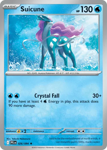 Suicune 026/094 Phantasmal Flames
