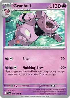 Granbull 038/094 Phantasmal Flames