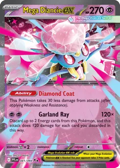 Mega Diancie ex 041/094 Phantasmal Flames