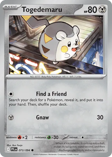 Togedemaru 073/094 Phantasmal Flames
