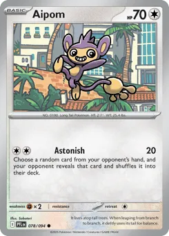 Aipom 078/094 Phantasmal Flames
