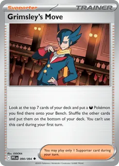 Grimsley's Move 090/094 Phantasmal Flames