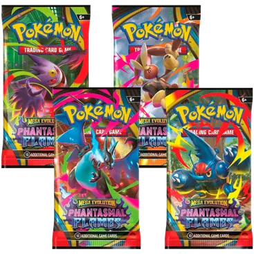 Phantasmal Flames Booster Pack Art Bundle (Set of 4)