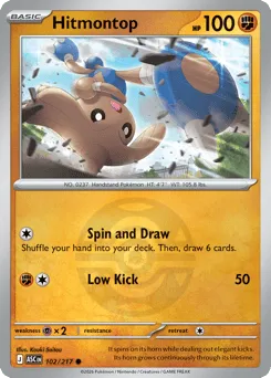 Hitmontop 102/217 Dusk Ball Ascended Heroes