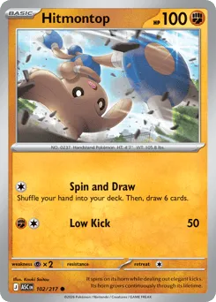 Hitmontop 102/217 Normal Ascended Heroes