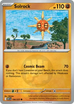 Solrock 106/217 Energy Reverse Ascended Heroes