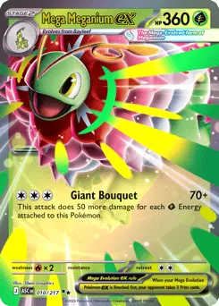 Mega Meganium ex 010/217 Holo Ascended Heroes