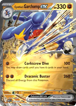 Cynthia's Garchomp ex 111/217 Holo Ascended Heroes