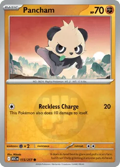 Pancham 115/217 Energy Reverse Ascended Heroes