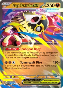 Mega Hawlucha ex 116/217 Holo Ascended Heroes