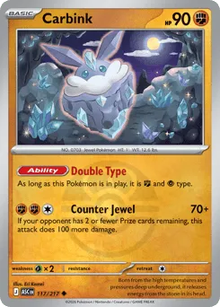Carbink 117/217 Love Ball Ascended Heroes