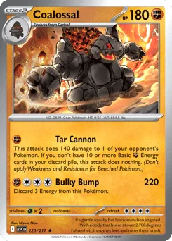 Coalossal 120/217 Holo Ascended Heroes