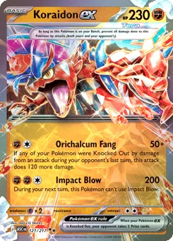 Koraidon ex 121/217 Holo Ascended Heroes