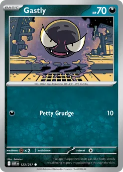 Gastly 123/217 Normal Ascended Heroes