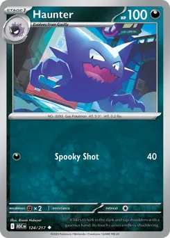 Haunter 124/217 Energy Reverse Ascended Heroes