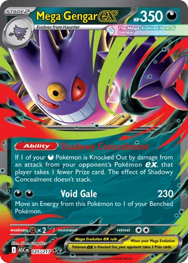 Mega Gengar ex 125/217 Ascended Heroes