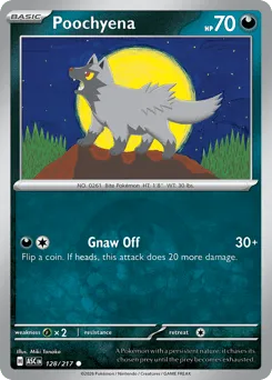 Poochyena 128/217 Energy Reverse Ascended Heroes