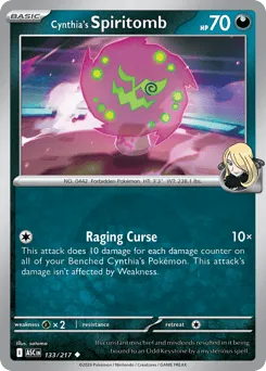 Cynthia's Spiritomb 133/217 Poké Ball Ascended Heroes
