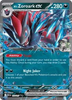 N's Zoroark ex 137/217 Ascended Heroes