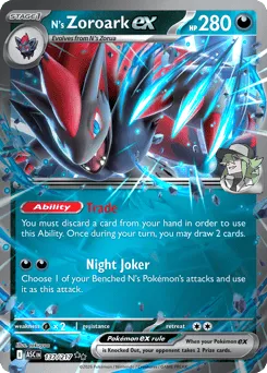 N's Zoroark ex 137/217 Holo Ascended Heroes