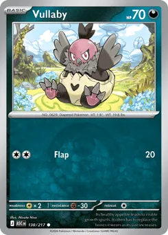 Vullaby 138/217 Energy Reverse Ascended Heroes