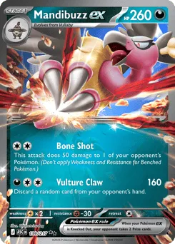 Mandibuzz ex 139/217 Holo Ascended Heroes