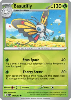 Beautifly 013/217 Energy Reverse Ascended Heroes