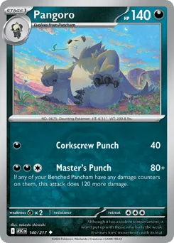 Pangoro 140/217 Love Ball Ascended Heroes
