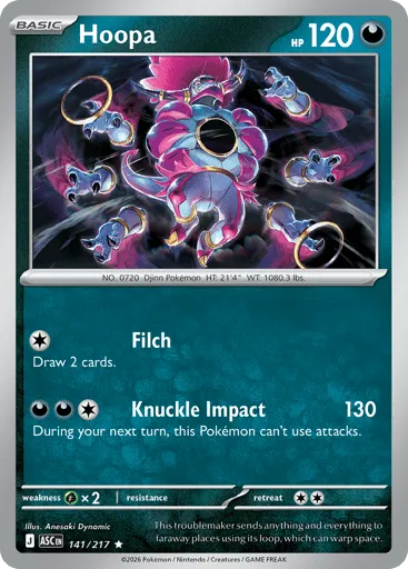 Hoopa 141/217 Ascended Heroes