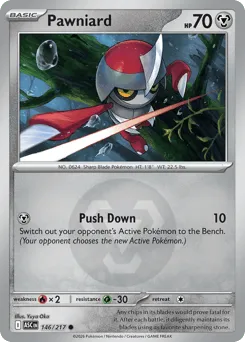 Pawniard 146/217 Energy Reverse Ascended Heroes