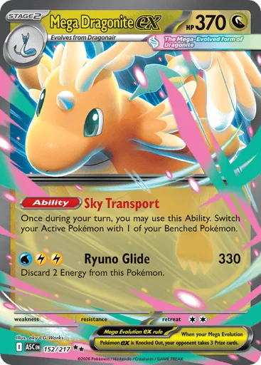 Mega Dragonite ex 152/217 Ascended Heroes